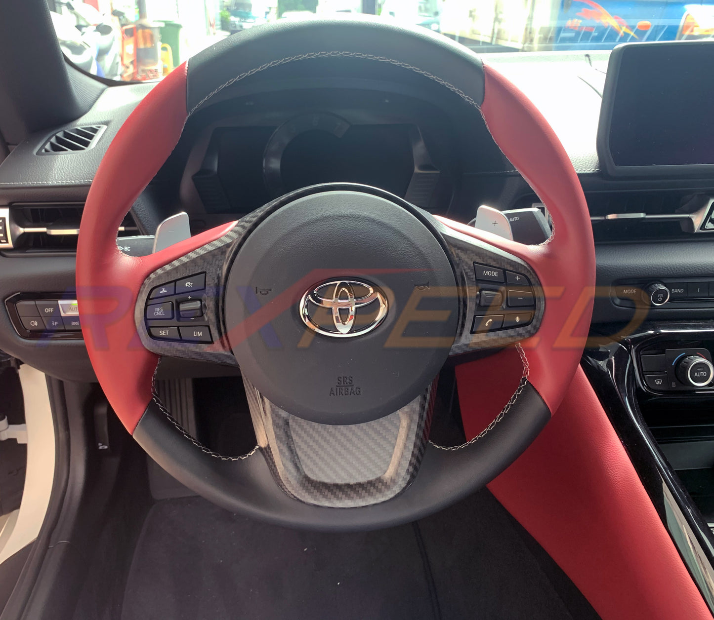 Supra GR 2020+ Dry Carbon Steering Wheel Cover