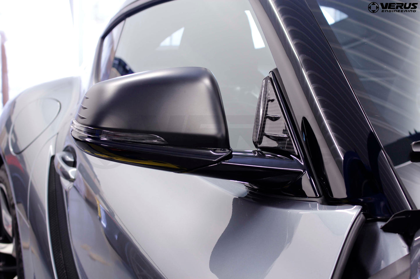 Anti-Buffeting Wind Deflectors - Mk5 Toyota Supra