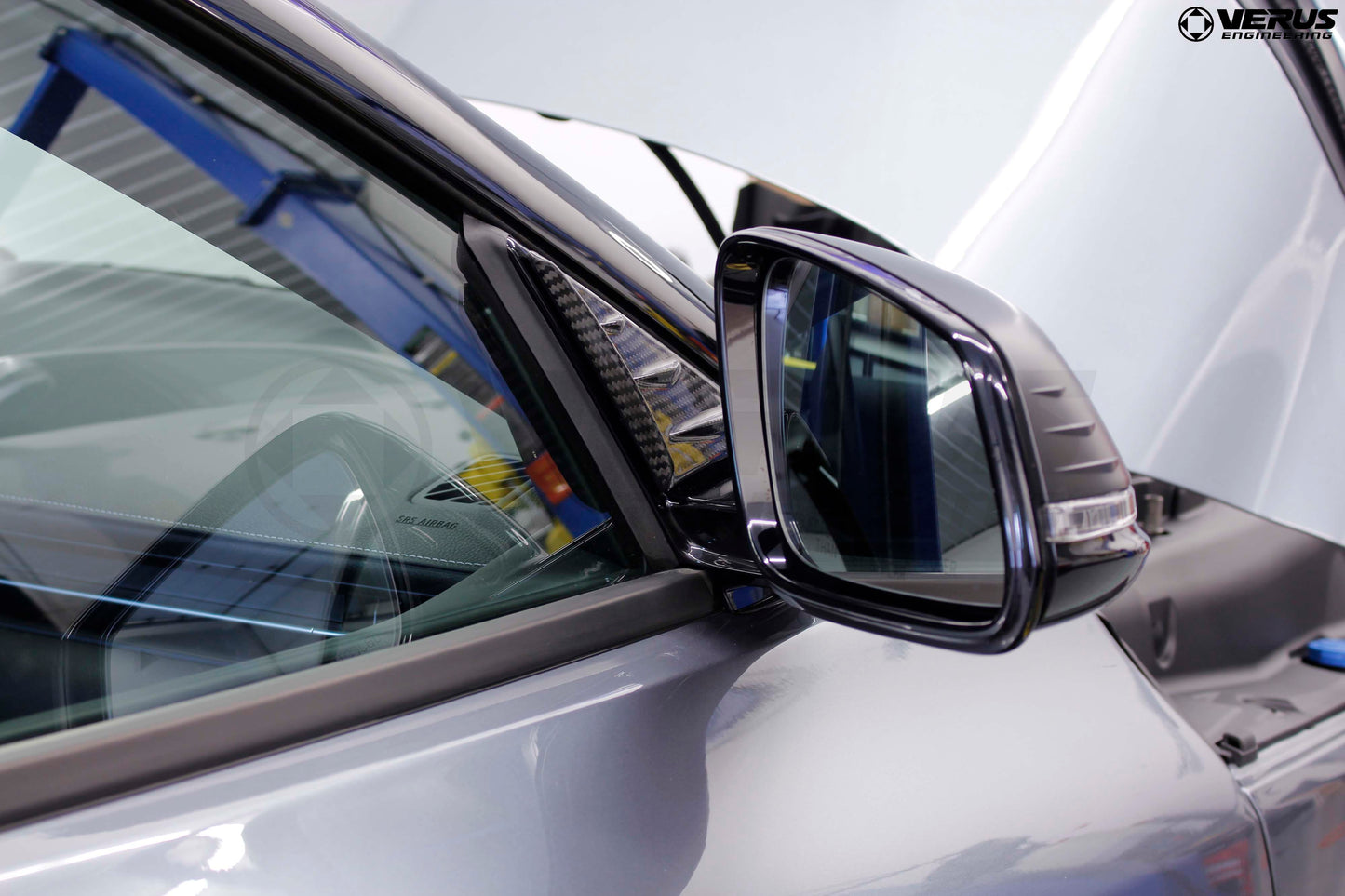 Anti-Buffeting Wind Deflectors - Mk5 Toyota Supra