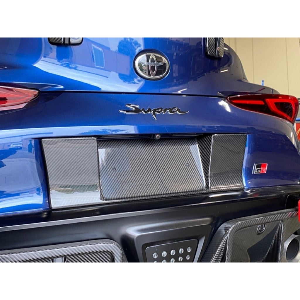 Toyota Supra A90 License Plate Backing 2020-Up