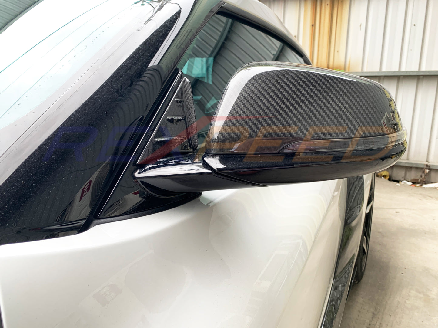 Supra GR 2020+ V1 Carbon Fiber/Forged Carbon Fiber Anti-Buffeting Wind Deflector-Gloss