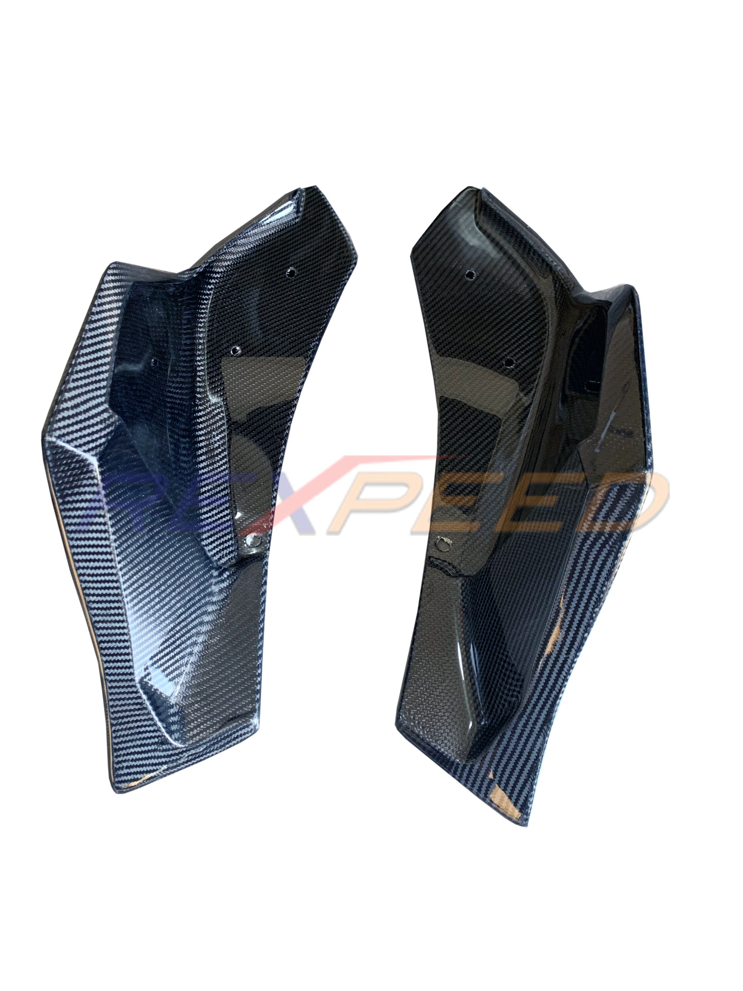 Supra GR 2020+ V3 Carbon Fiber/Forged Carbon Fiber Rear Bumper Side Spats-Gloss/Matte