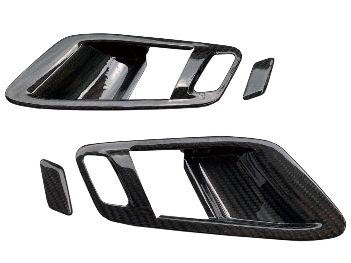 Supra GR 2020+ Dry Carbon Inner Door Handle Cover (4 pcs) - Gloss/Matte