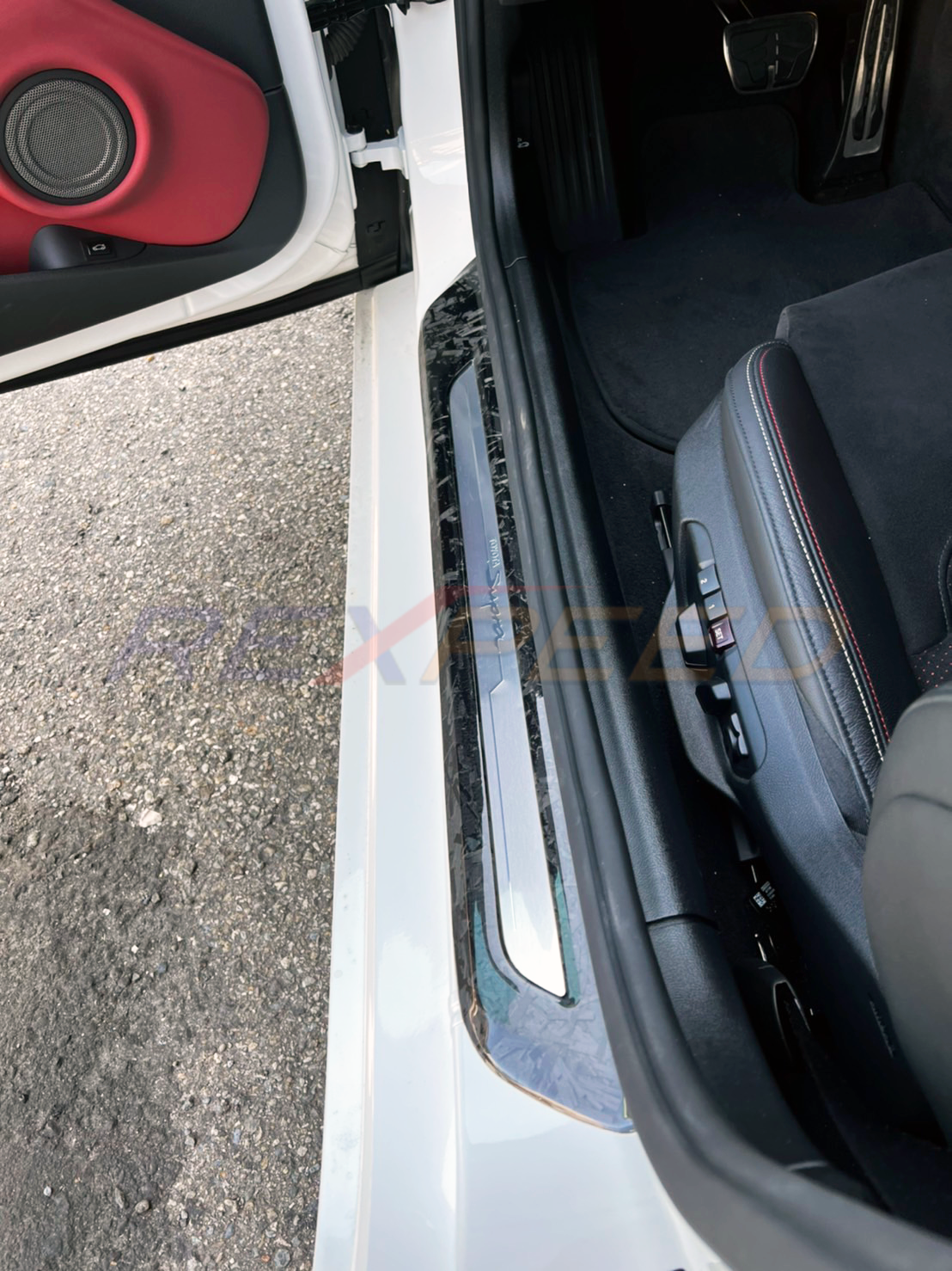 Supra GR 2020+ Carbon Fiber/Forged Carbon Door Sill Cover-Gloss/Matte