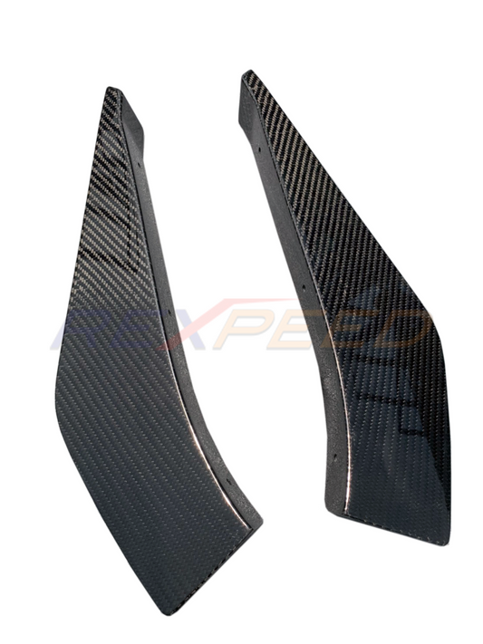 Supra GR 2020+ V5 Carbon Fiber/Forged Front Canards-Gloss/Matte