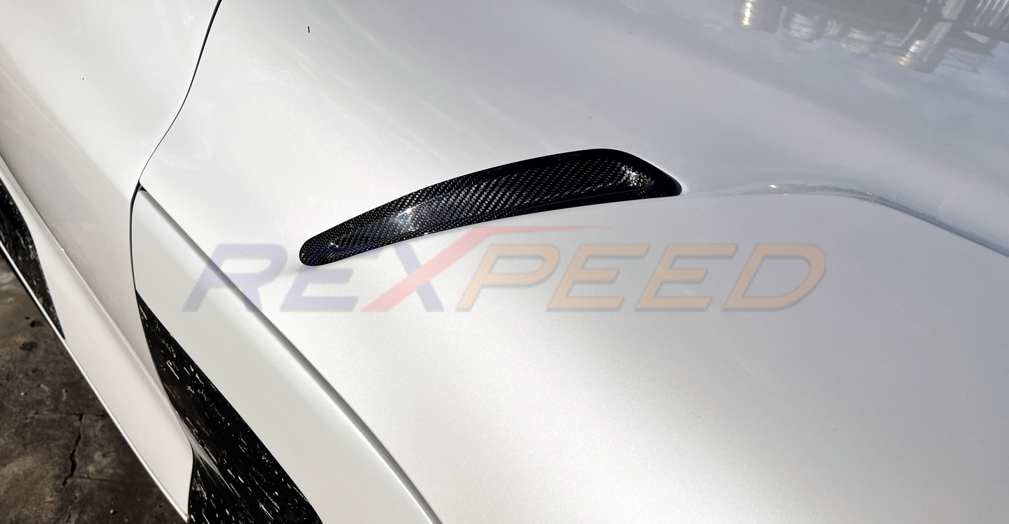 Supra GR 2020+ Dry Carbon Hood Vent Covers-Gloss/Matte