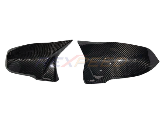 Supra GR 2020+ V9 Dry Carbon/Forged Carbon Mirror Cap Full Replacements-Gloss/Matte