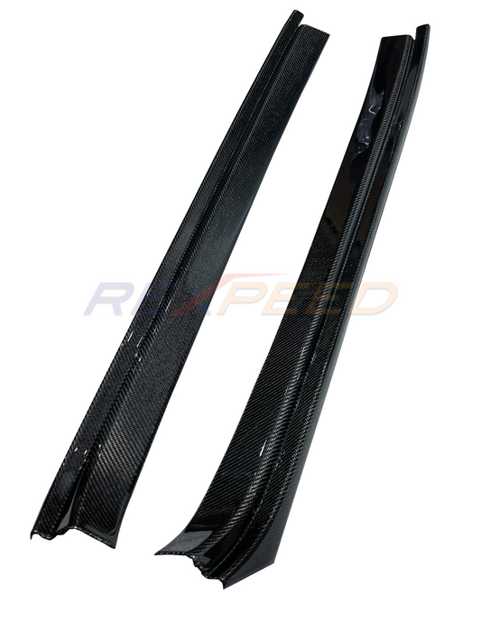 Supra GR 2020+ Carbon Fiber/Forged Carbon Door Sill Plate-Gloss/Matte