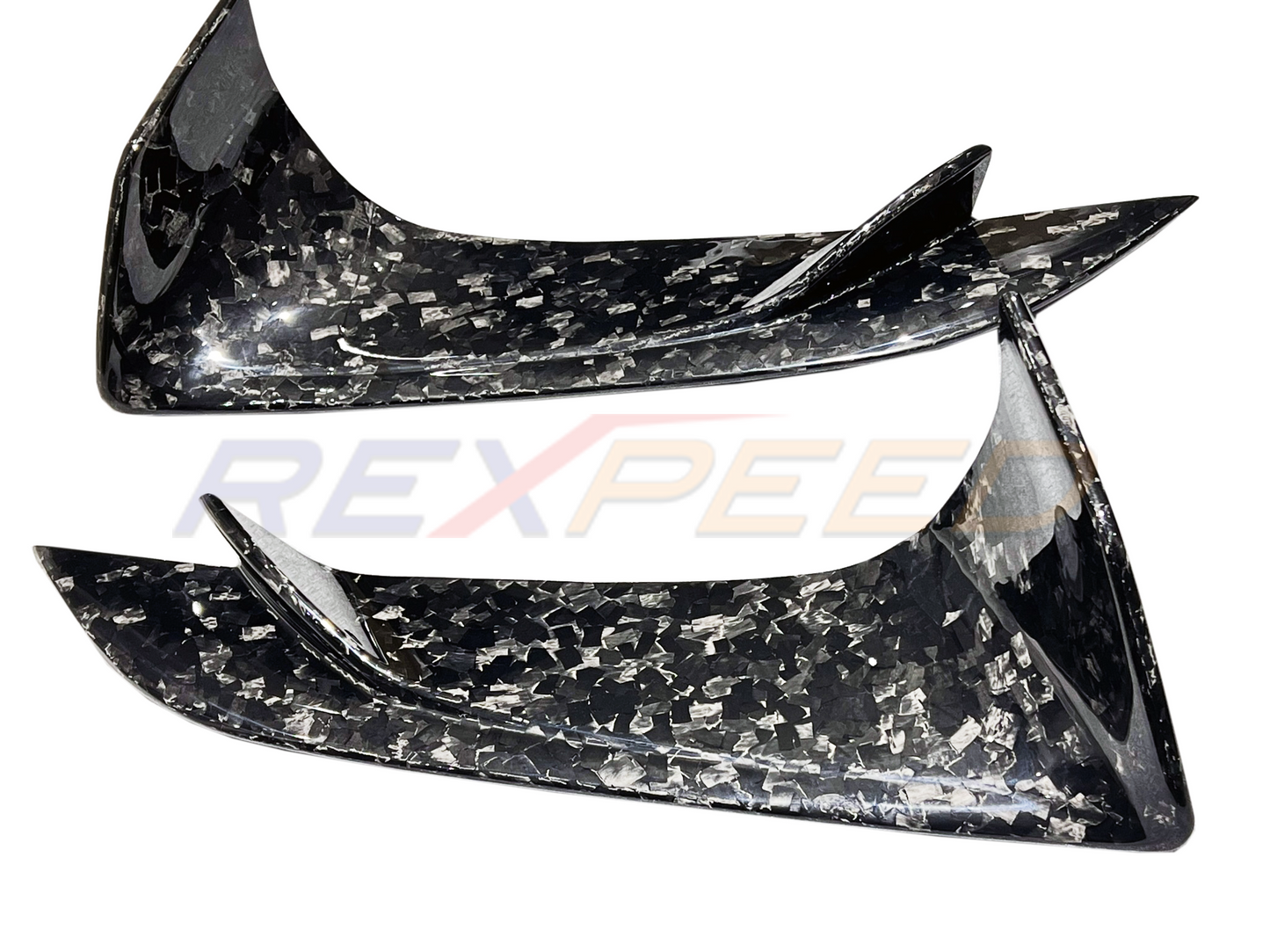 Supra GR 2020+ Dry Carbon/Forged Carbon Lower Front Bumper Covers-Gloss/Matte