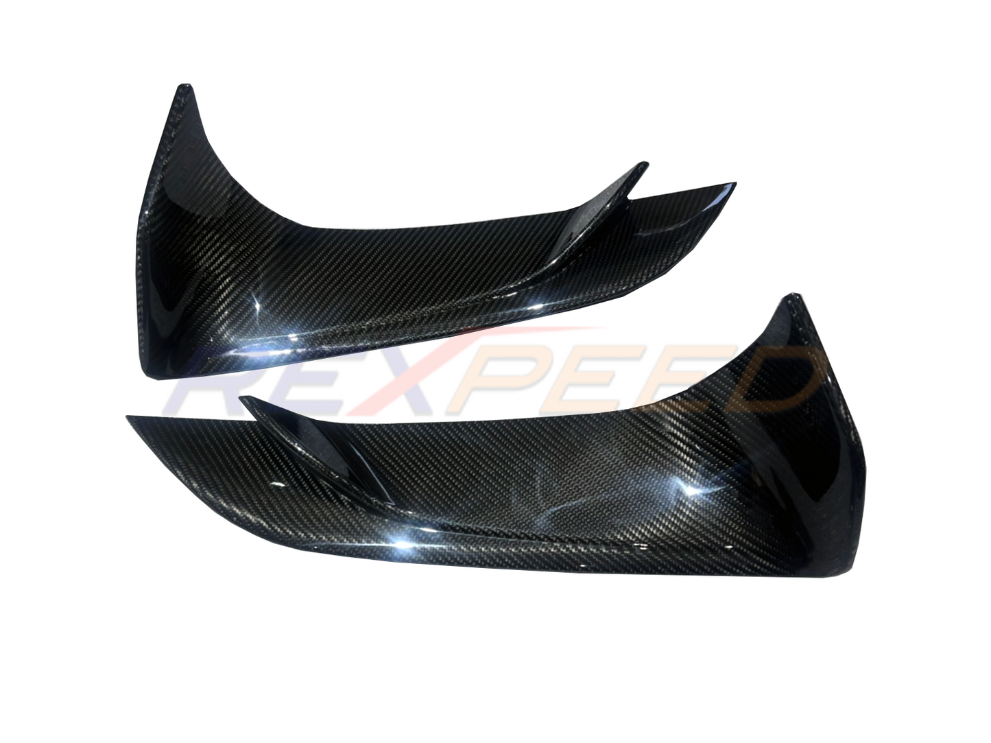 Supra GR 2020+ Dry Carbon/Forged Carbon Lower Front Bumper Covers-Gloss/Matte