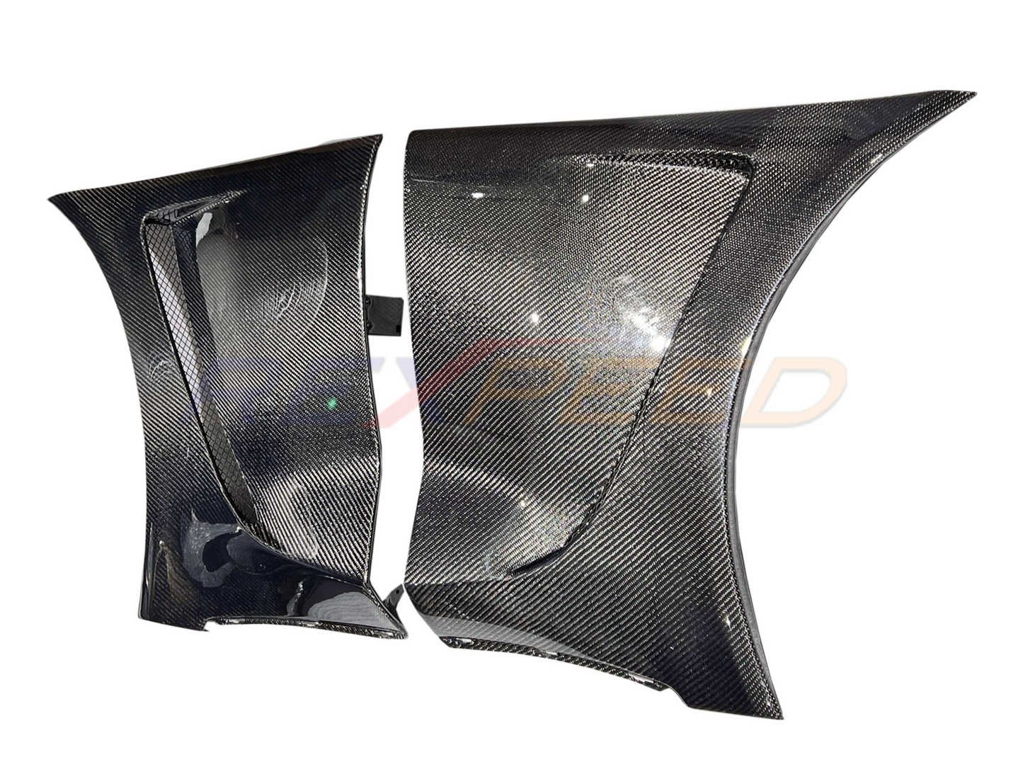 Supra 2020+ V7 Carbon Fiber/Forged Carbon Fiber Front Fender Duct Panel-Gloss/Matte